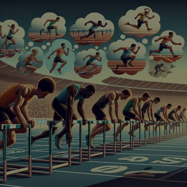 Comment la visualisation avant la course peut-elle améliorer les performances des coureurs de 400 mètres haies?